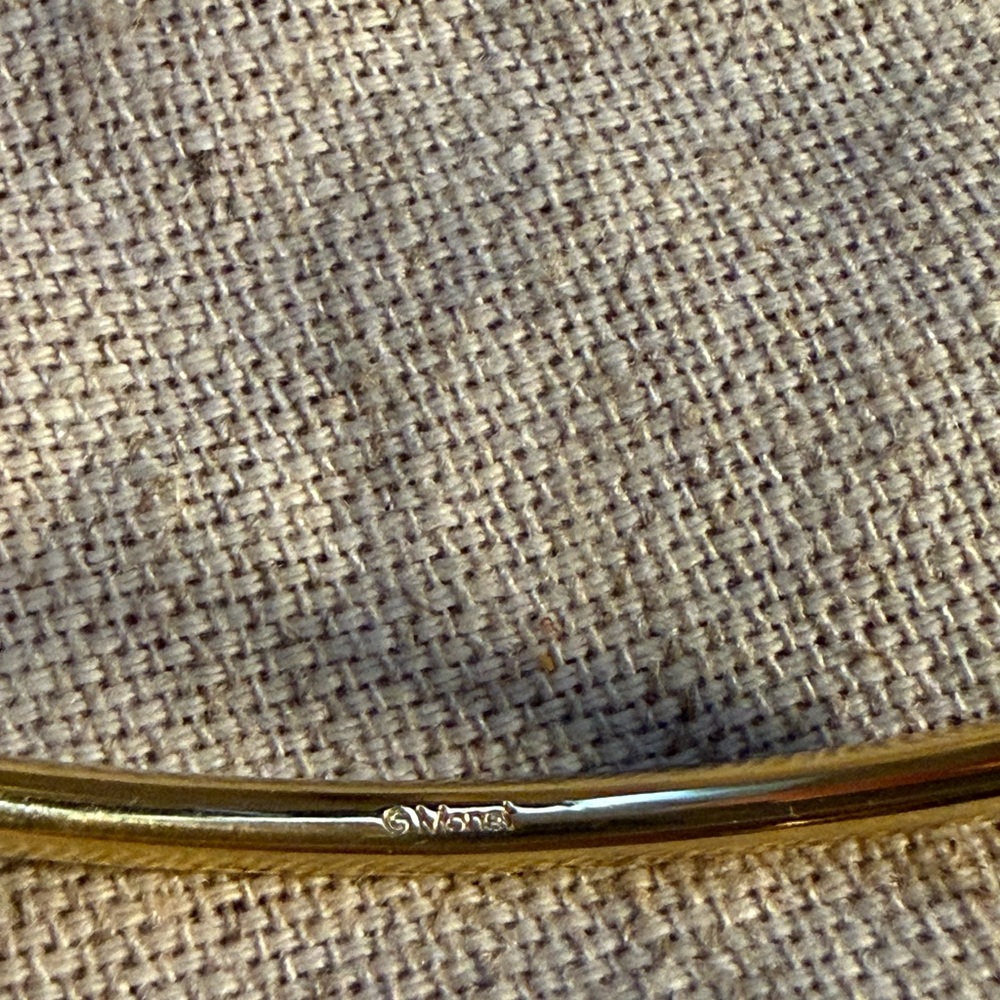 Monet Silver-Tone Circular Bangle - image 4